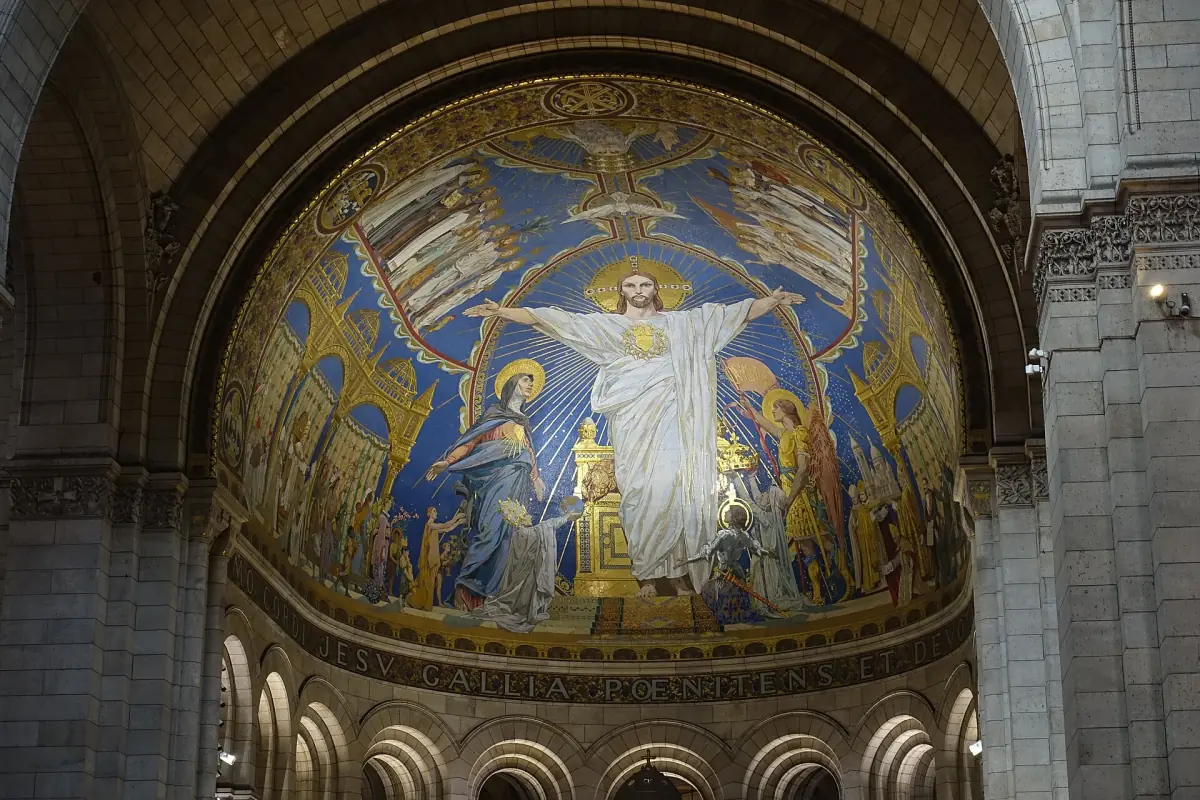 The apse mosaic of Christ in Majesty